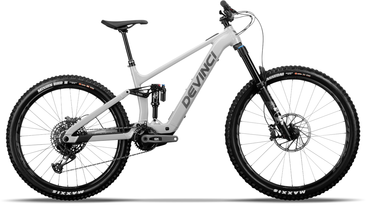 Devinci E-Troy Lite GX 12s electric mountain bike, AL13 gloss
