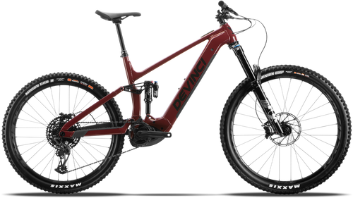 Devinci E-Troy GX 12s electric mountain bike, Red MOX